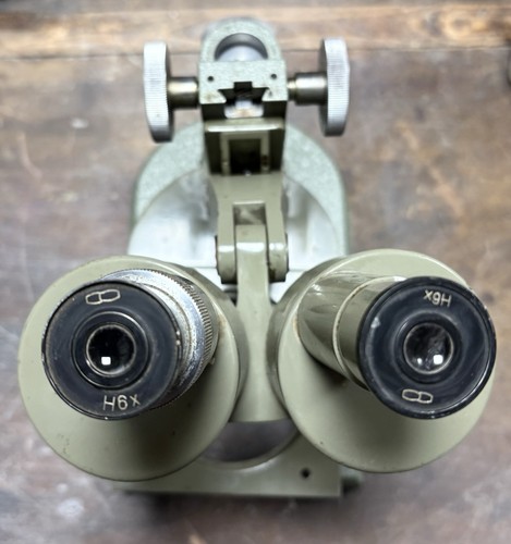 Ancien microscope binoculaire - microscope,